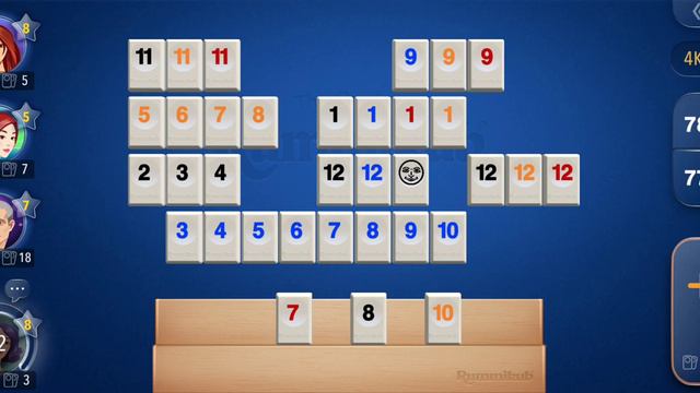 Rummikub app, winning game - 1,000 coin entry #17 смотреть онлайн