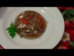 Заливное из говядины