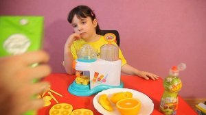 Делаем мороженое дома! Фабрика. Фруктовый лед. | Fruity Hoops. Make fruit ice cream