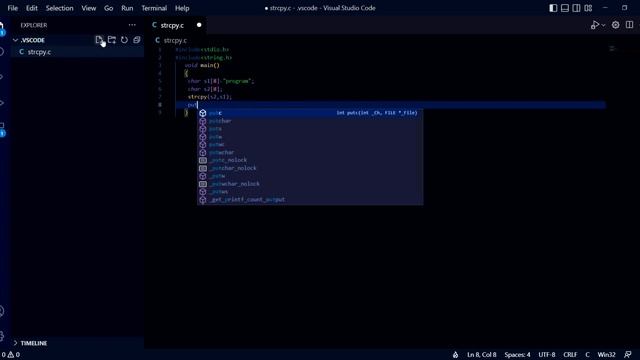C String Library and String Copy Function - strcpy()