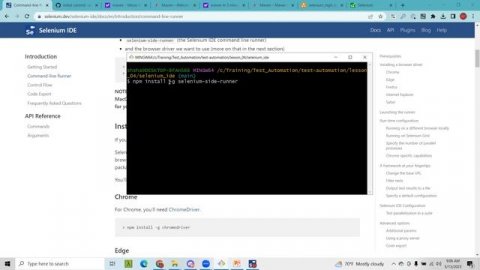 Session 03: Selenium IDE and Selenium Side Runner