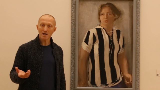 Александр Самохвалов. Девушка в футболке. 1932