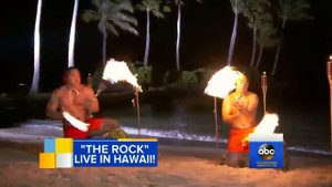 The Rock Tribal Dance on GMA