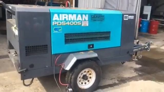 LEAVITT MACHINERY, FOR SALE - USED 2015 AIRMAN PDS400S AIR COMPRESSOR смотреть онлайн