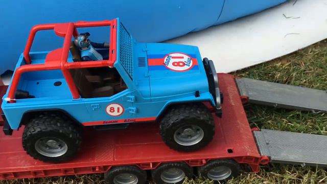 BRUDER TOYS NEWs 2016 JEEP Cross country racer смотреть онлайн