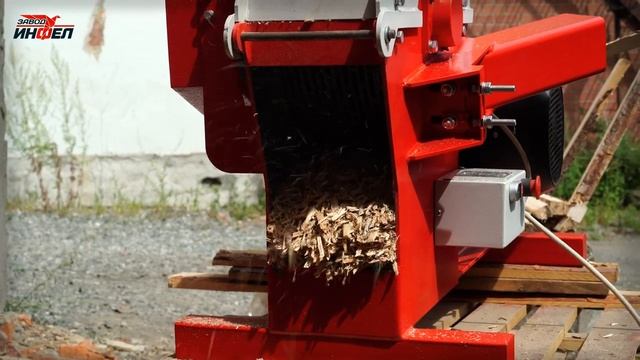 Измельчитель древесины - щепорез изготовления для арболита SRUB-350M смотреть онлайн