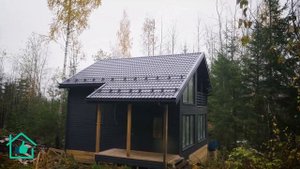 Полутороэтажный дом: планировка, цветовое решение