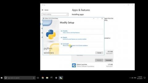 Python : How to Uninstall Python Windows 10