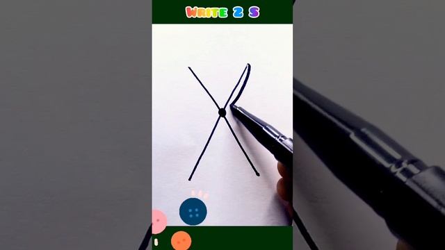 Draw a scissor using numbers and letters| #draw #simpledrawing #simplestrokes #us #digitalpainting