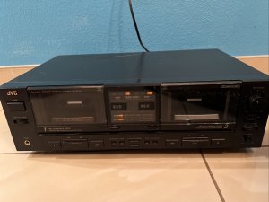 Винтажный стереомагнитофон JVC TD-W801 с двойной кассетной декой-ЯПОНИЯ-Июнь-1989-по-1990-год