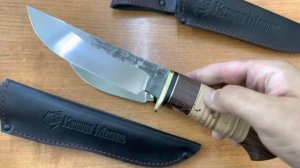 Охотничьи ножи РУССКИЙ и САХАЛИН / полный обзор ножей / Кузница Медведь