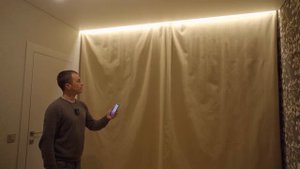 Электрокарниз для натяжных потолков @paruspotolok #натяжнойпотолок