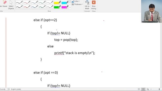 C Program for Stack using Linked List and Single Pointer | Prof. Kamal Ghanshala | Graphic Era смотреть онлайн