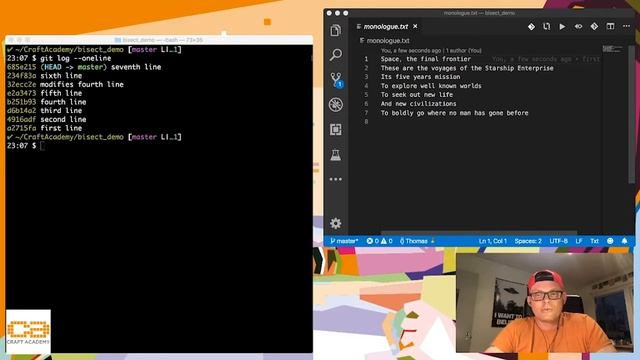 Git bisect in debugging - demo смотреть онлайн