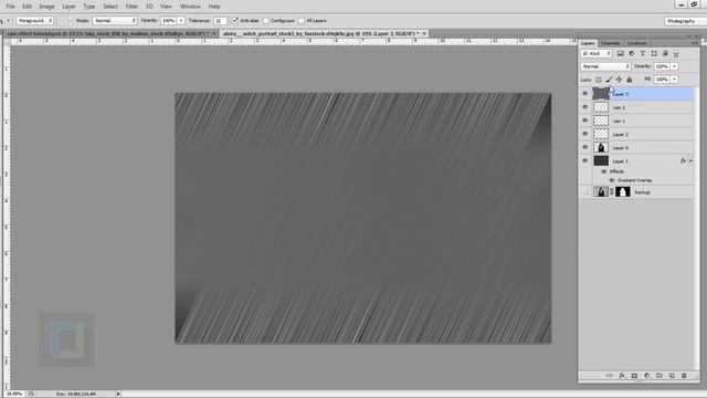 Rain Effect | Photo Manipulation | Photoshop Tutorial