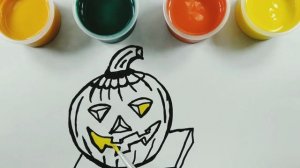 HOW TO DRAW A HALLOWEEN PUMPKIN! CARTOON! КАК РИСОВАТЬ ТЫКВУ ХЕЛЛОУИН! МУЛЬТИК ТЫКВА ХЕЛЛОУИН!