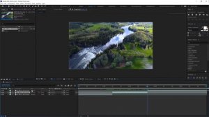 Как обрезать видео в After Effects
