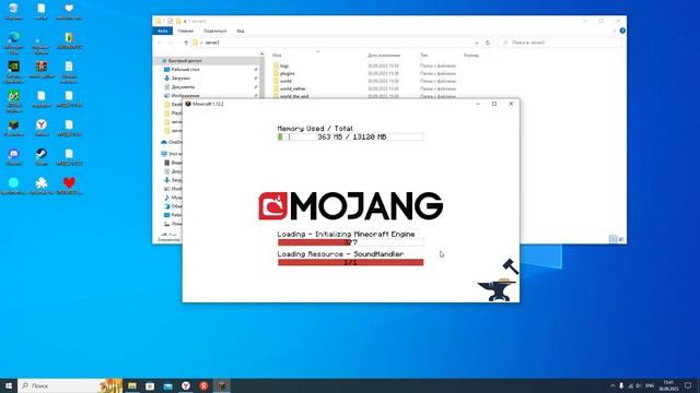 Как создать свой сервер в майнкрафт 1.12.2 *БЕСПЛАТНО* смотреть онлайн