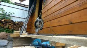 Торцовка из паркетки простая