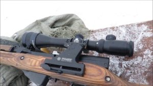 Попытка установить прицел по центру ВПО 208