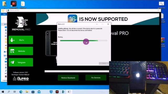 Icloud iphone All Model Iremove tools apple id bypass software  100Work 2023