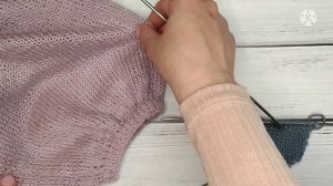 Мастер-класс джемпер/джемпер спицами с рукавами "Фонарик"/Подробный МК для новичков!