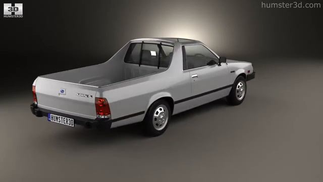 Subaru BRAT 1981 by 3D model store Humster3D.com смотреть онлайн