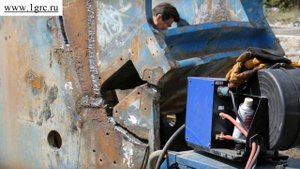 Ремонт станины щековой дробилки Sandvik