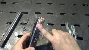 Самодельная вечная прищепка для сварки с медными губками