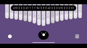 Queen - The Show Must Go On kalimba tabs