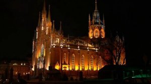 Католический монашеский  хор.avi