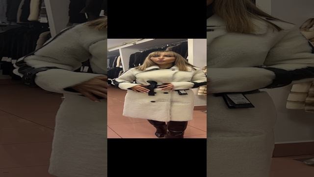 ▫️Обзор контрастной дубленки из ягненка. 
Осталась в единственном экземпляре?