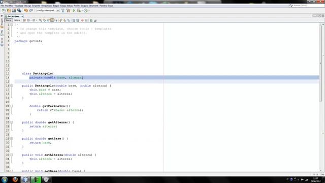 Tutorial java ita lezione 40 - Getter e Setter смотреть онлайн