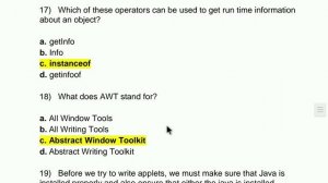 22517 Advance Java programming MCQ's With answers | TY_CO 5th Sem Online Exam MCQ's With answers
