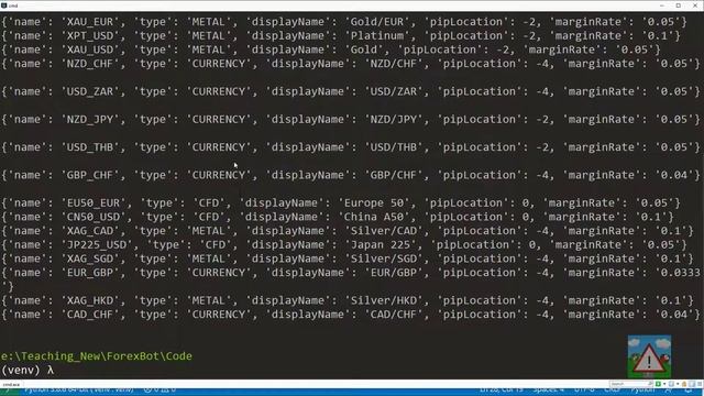 Forex bot & backtest system with Python #11 - Trading instrument class