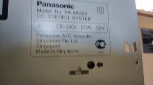 Муз центр Panasonic SA-AK320 Test CD#2