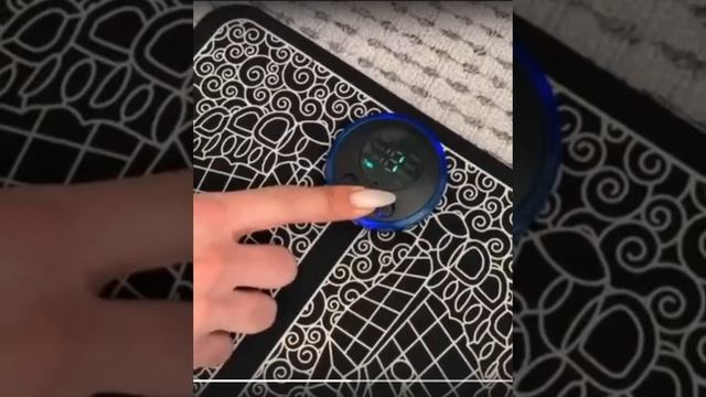 Массажер для ног электрический. Коврик EMS массажный для ступней микротоковый.