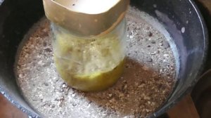 Золото из песка   восстановление AU после проливания раствора в песок