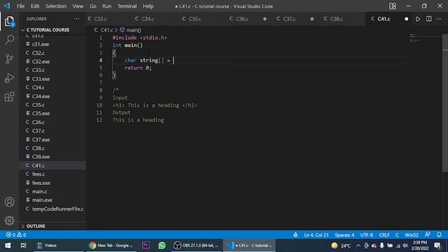 ?️ Mastering HTML Parsing with C: Exercise 6 | C Language Tutorial 2022