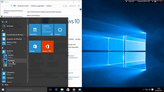 COMO GRABAR LA PANTALLA DE WINDOWS 10 ,8.1, 8 Y 7 // BANDICAM // 2015 // Tutoriales Windows 10 PRO смотреть онлайн