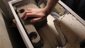 Indesit после смазки амортизатора