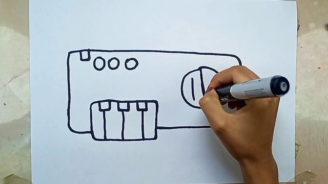 Bolalar uchun cholgu aspoblari rasm chizish/ Рисование музыкальных инструментов для детей