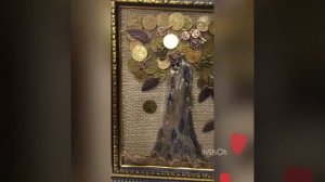 Мастеркласс по созданию панно-картины денежное дерево.