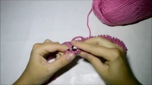 Вяжем красивый снуд с вытянутыми петлями. Мастер класс. Снуд спицами. Вязание.