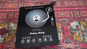 Распаковка настольной плиты MIRTA Cooking Melody IP-8915 из Rozetka