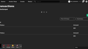 How to see pending/transactions on Roblox