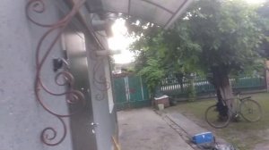 Козырек над входной дверью . Своими руками .