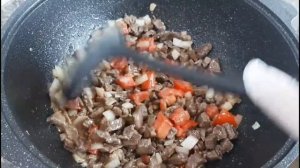Лагман казахский из конины/Вкусный мясной лагман