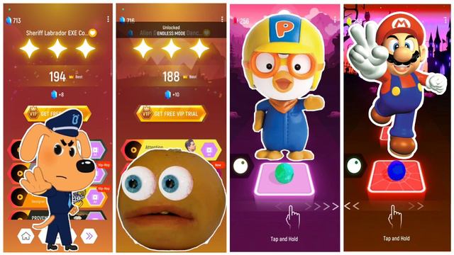 Pororo 🆚 Sheriff Labrador 🆚 The Super Mario Bros 🆚 Annoying Orange. 🎶 Who is Best? смотреть онлайн