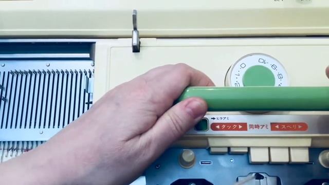 Brother KH821 вязальная машина, тестирование, обзор.